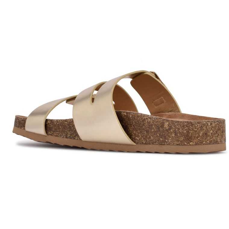 Nine West Sommie Planos Chanclas | 5176-IUPXH