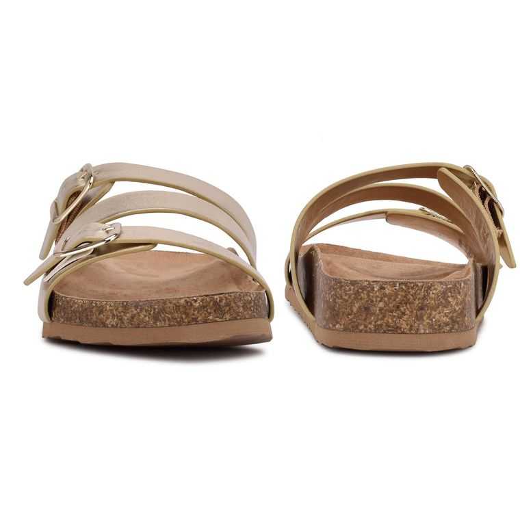 Nine West Sommie Planos Chanclas | 5176-IUPXH