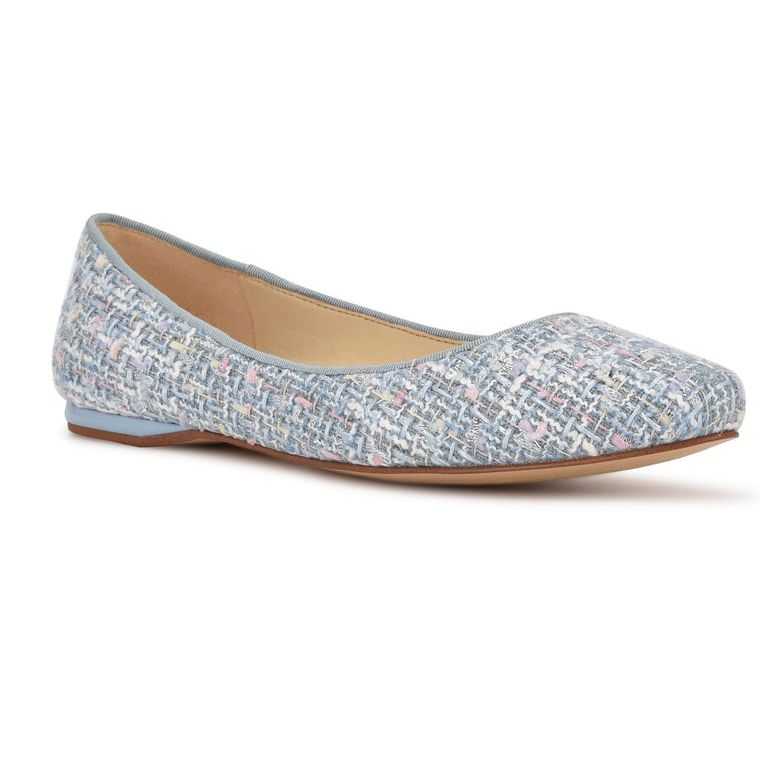 Nine West Speakup Almond Puntera Azules Claro | 4290-VDAMC