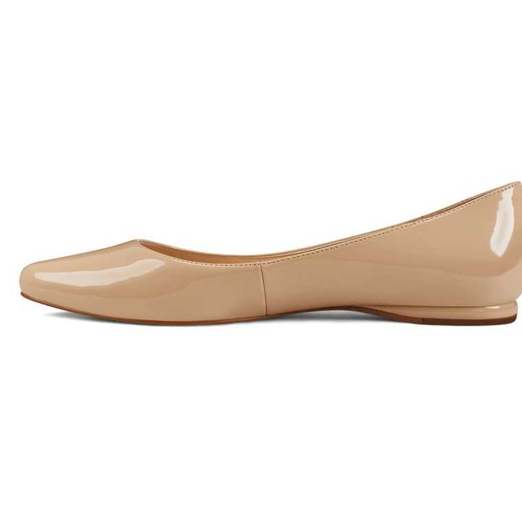 Nine West Speakup Almond Puntera Beige Claro | 4180-KJGXN