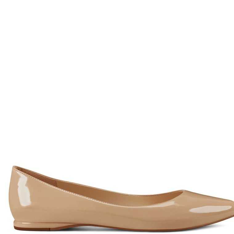 Nine West Speakup Almond Puntera Beige Claro | 4180-KJGXN