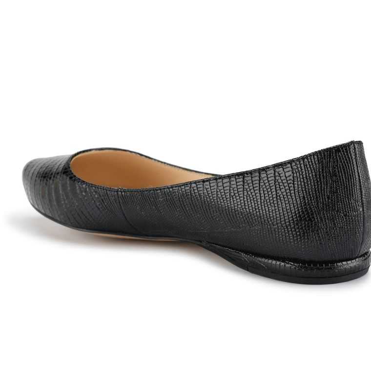 Nine West Speakup Almond Puntera Negras | 3521-UYFNA