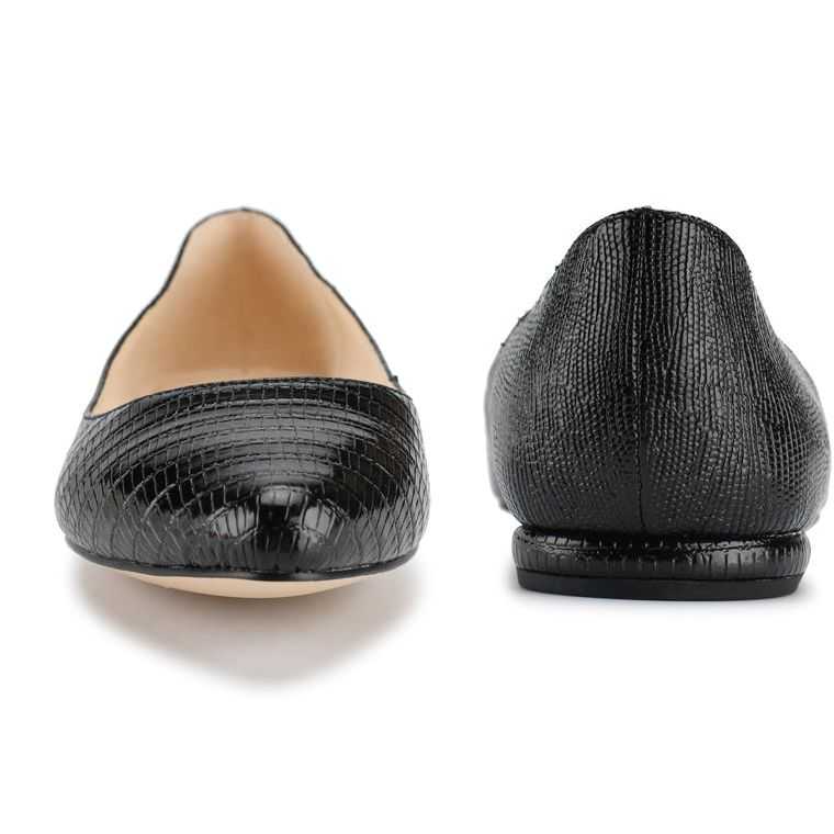 Nine West Speakup Almond Puntera Negras | 3521-UYFNA