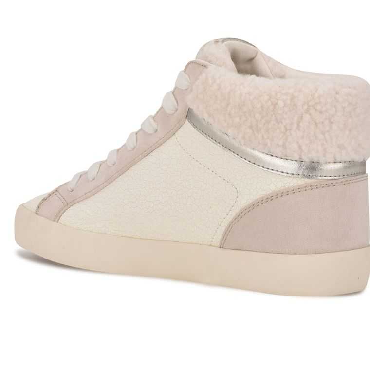 Nine West Stunnah High Top Creme Gris | 3598-ZNVFB