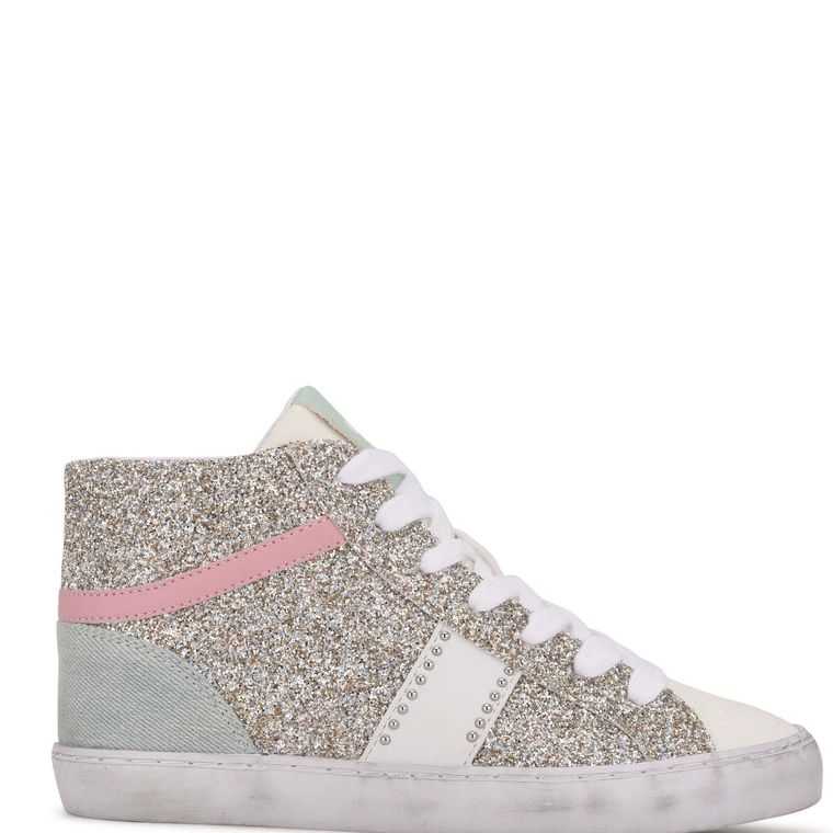 Nine West Stunnah High Top Sneakers | 3612-GHKRU