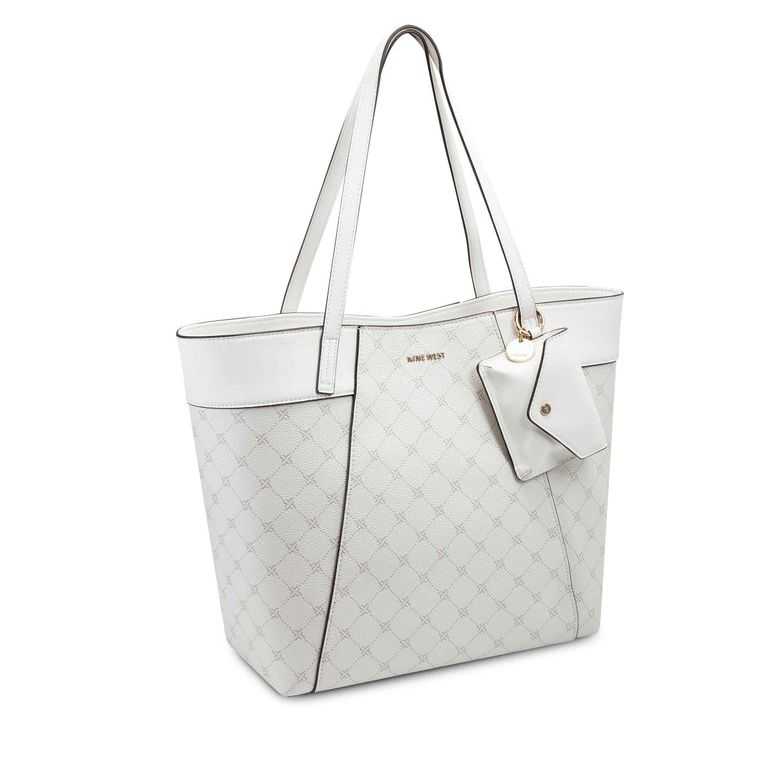 Nine West Sunnyside Jet Set Tote Blancas | 6047-YFLCH