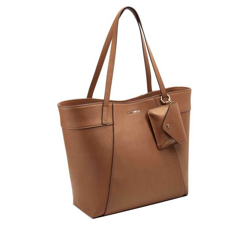 Nine West Sunnyside Jet Set Tote Marrones | 0135-GMNFO