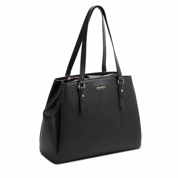 Nine West Tansy Multi Compartment Carryall Negras | 2083-GYOIX