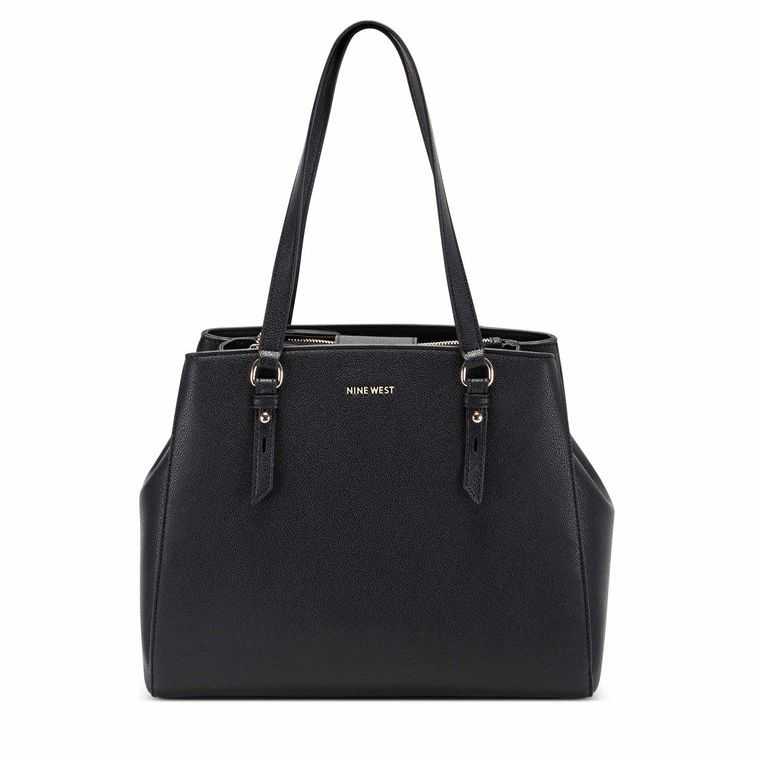 Nine West Tansy Multi Compartment Carryall Negras | 2083-GYOIX