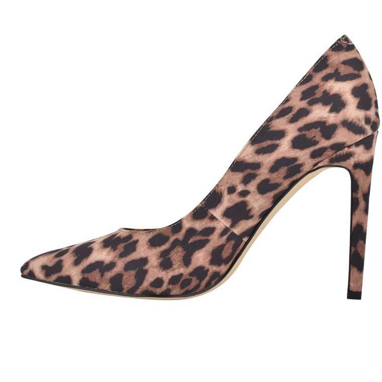 Nine West Tatiana Pointy Puntera Pumps Leopardo | 2138-LMDAF