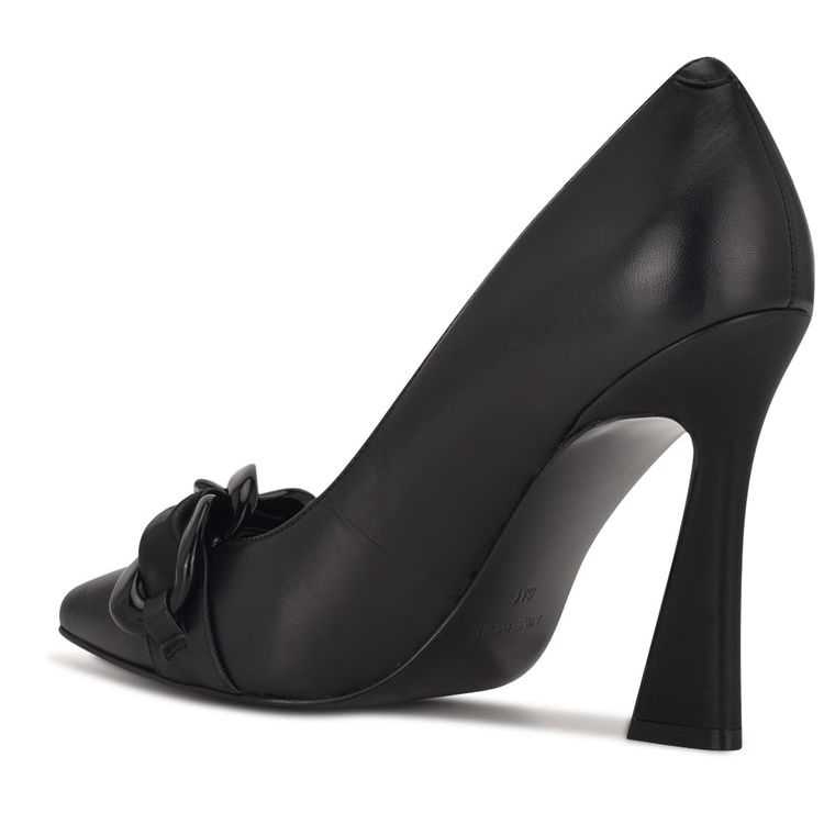 Nine West Tazz Pointy Puntera Pumps Negras | 2345-GNTVH