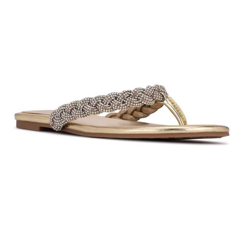 Nine West Tinee Chanclas Sandals | 5942-QGOED