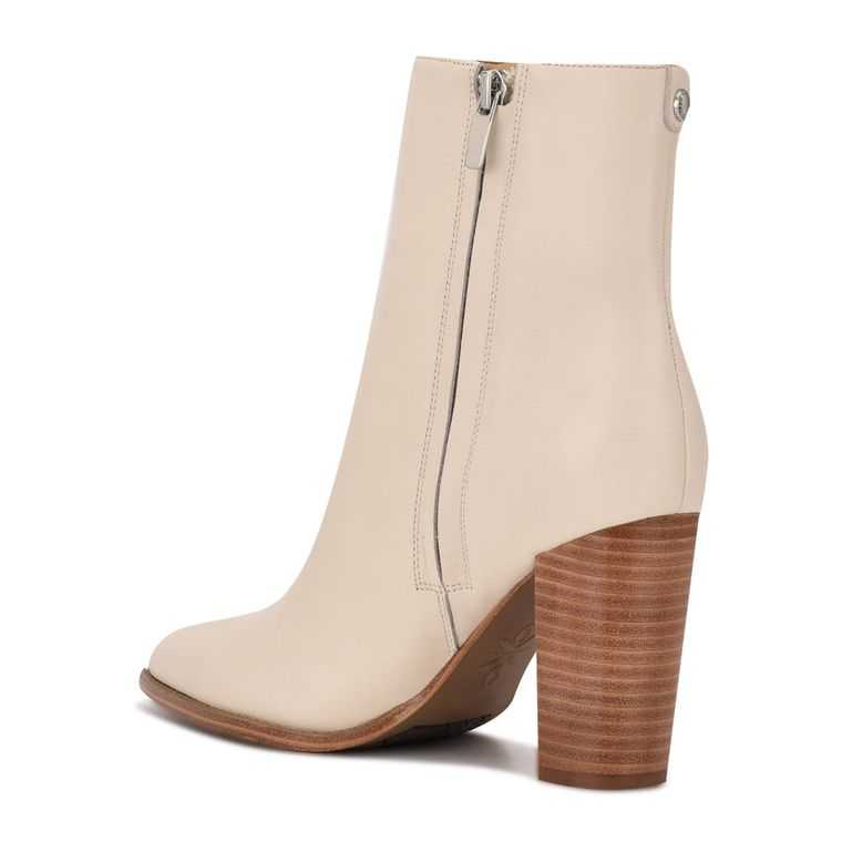 Nine West Tryme 9x9 Booties Blancas | 2901-ZSOHF