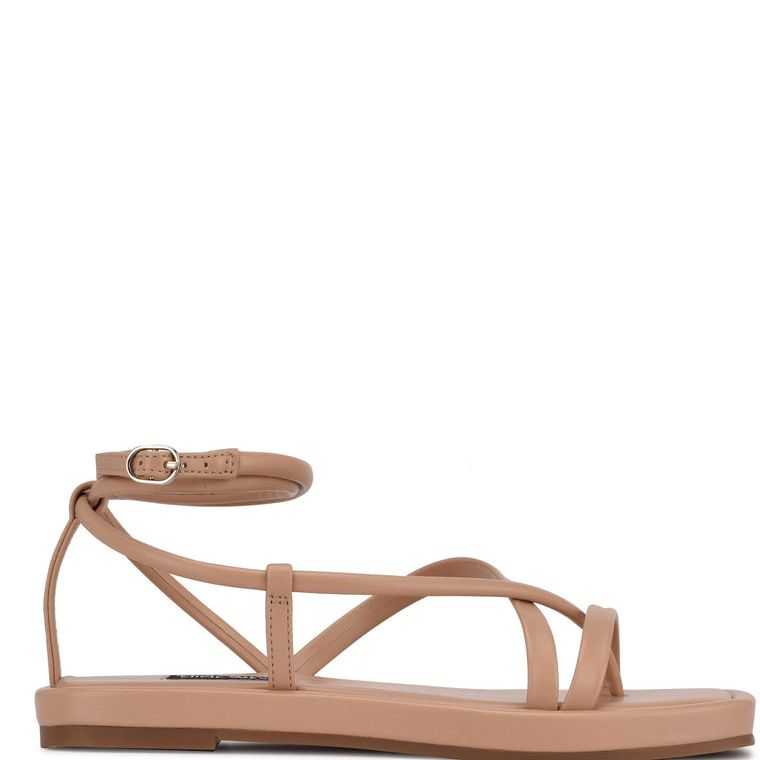 Nine West Waren Tiras Sandals Rosas | 6723-JALCX