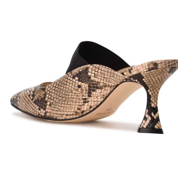 Nine West Watchit Pointy Puntera Mules | 3168-CTFPQ