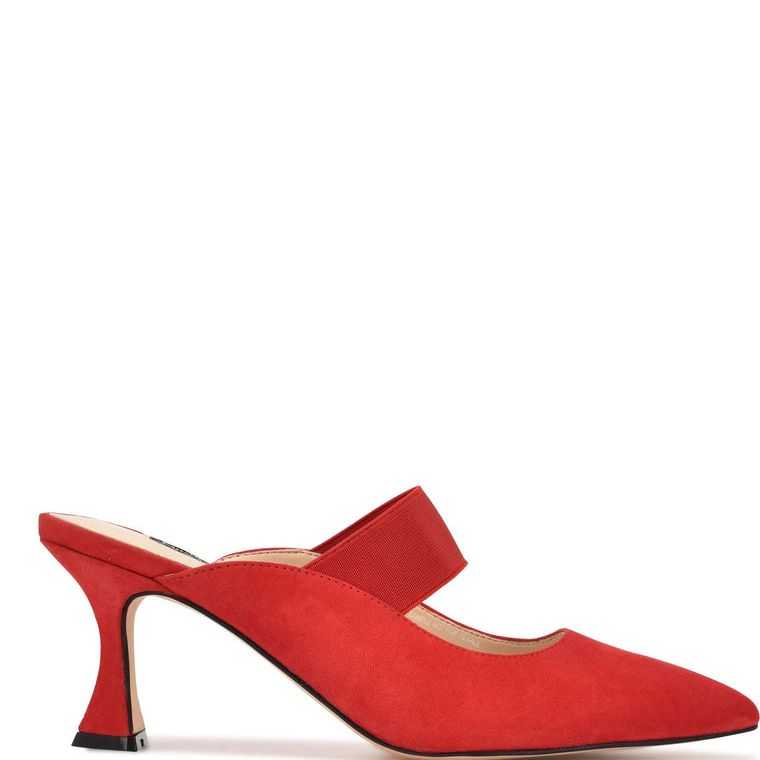 Nine West Watchit Pointy Puntera Mules | 3926-ENPOK