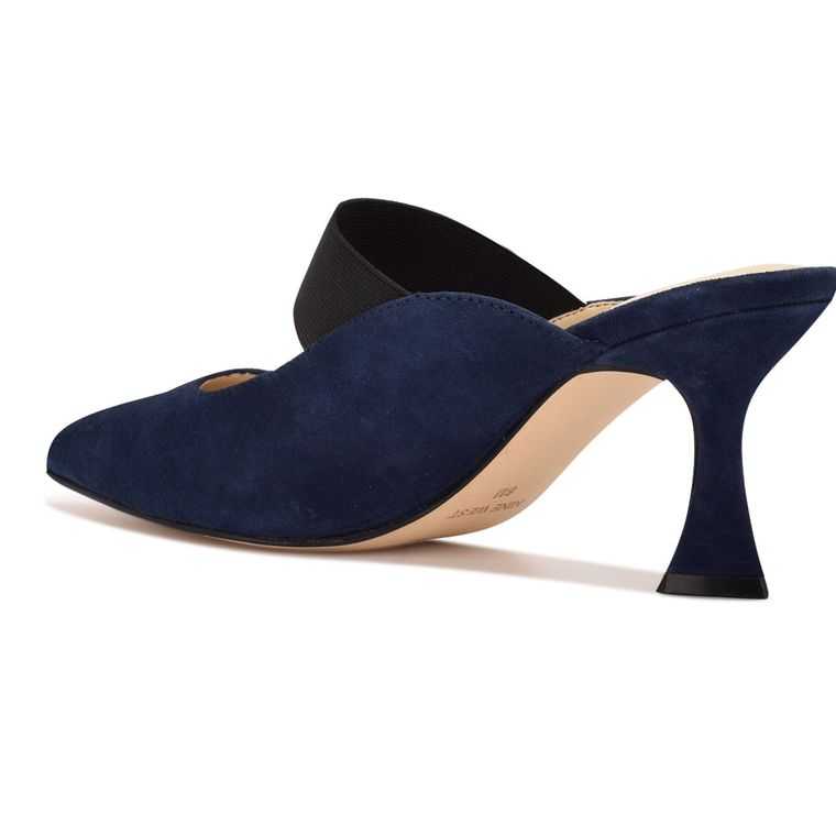 Nine West Watchit Pointy Puntera Mules | 3986-NIMVA