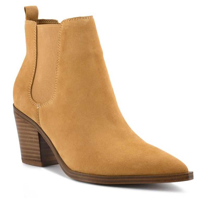 Nine West Wyllis Block Booties | 3025-CEHBT