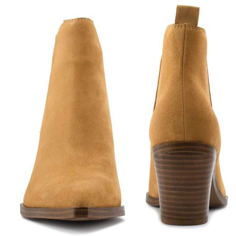 Nine West Wyllis Block Booties | 3025-CEHBT