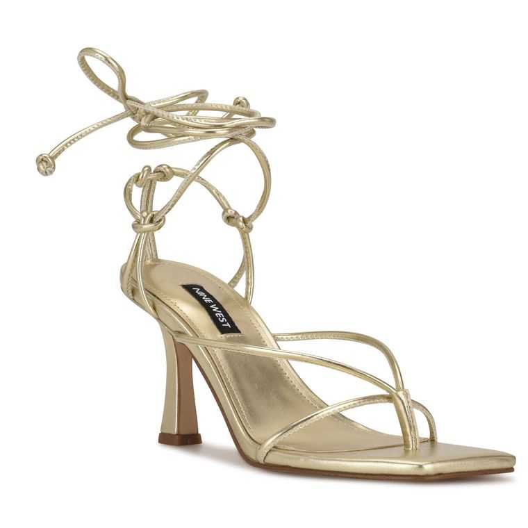 Nine West Yarin Ankle Wrap Sandal | 5736-WQITZ