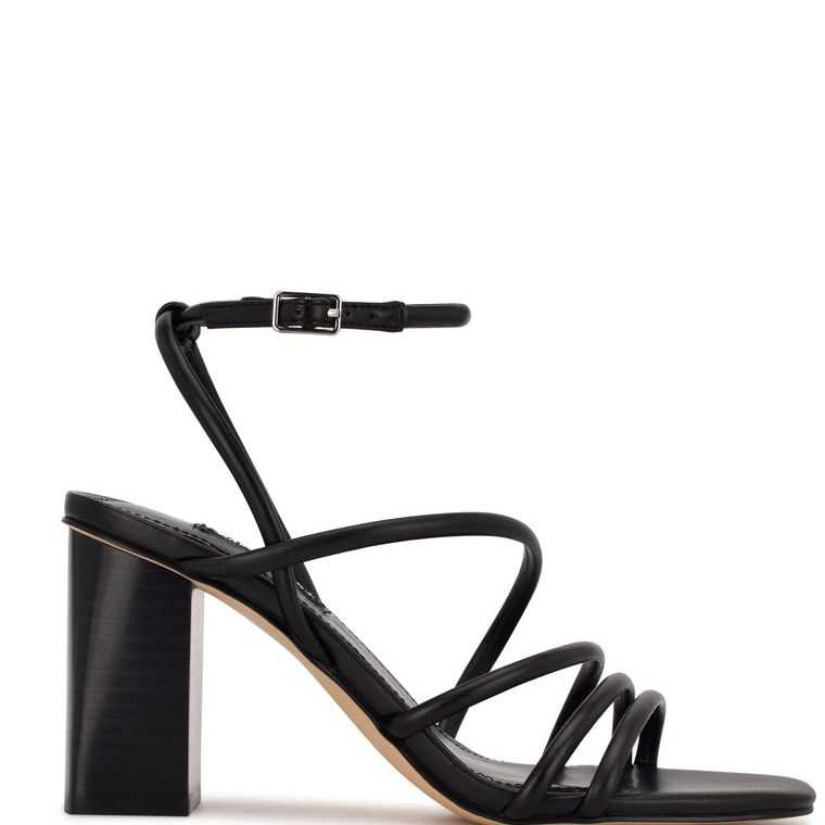 Nine West Yeap Chanclas Sandals Negras | 1890-ZNDVB