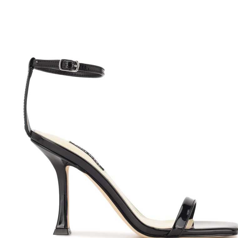 Nine West Yess Ankle Correa Sandals Negras | 3097-MNOUK