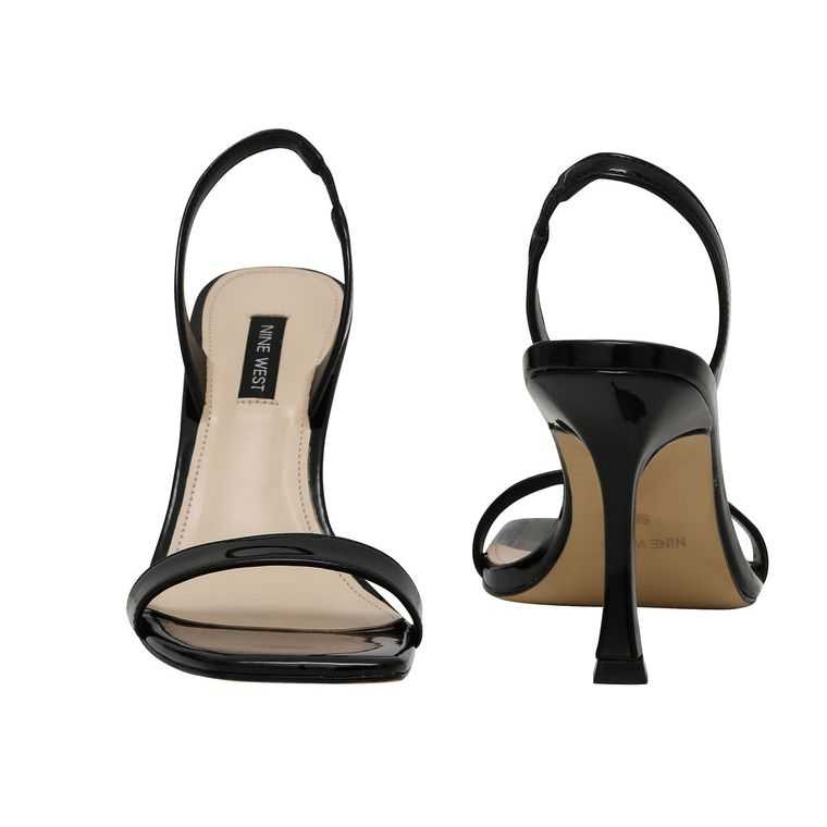 Nine West Yup Destalonadas Sandals Negras | 3946-ADHWF