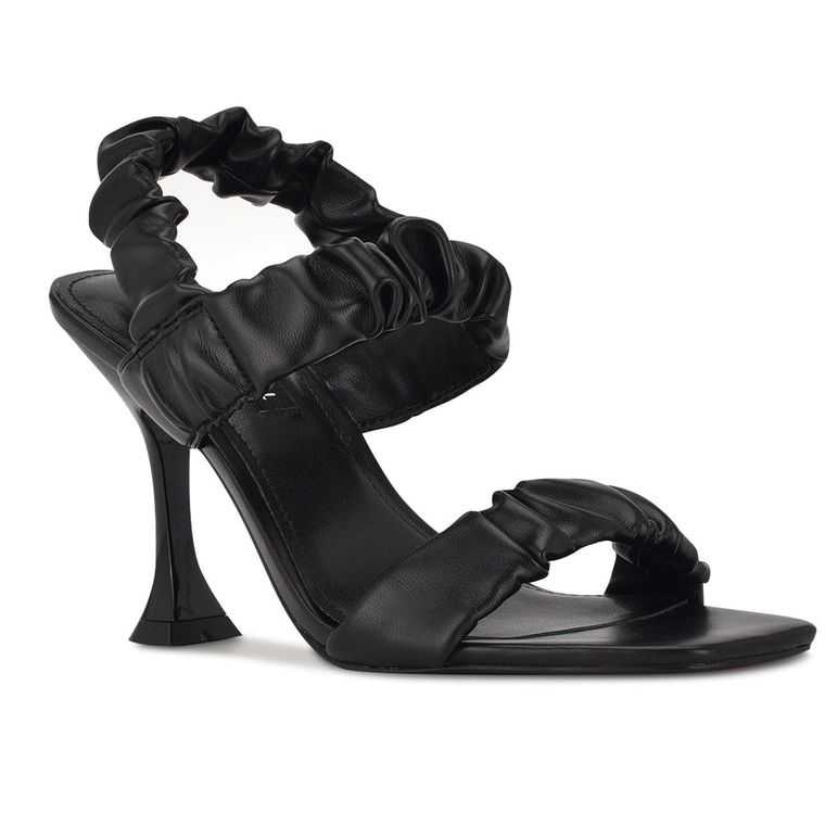 Nine West Zuzie Vestido Sandals Negras | 1240-NWXZO