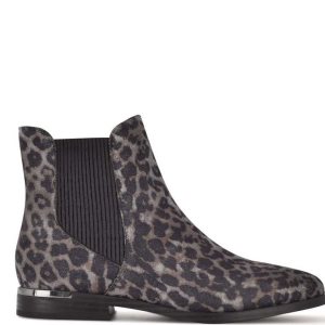 Nine West Agate Chelsea Gris Leopardo | 2180-YEPLN