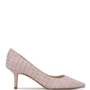 Nine West Arlene Pointy Puntera Pumps Rosas Claro | 2165-GDVPB