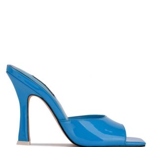 Nine West Aurea Chanclas Sandals Azules | 6018-RHEKU