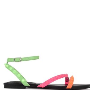 Nine West Bernie Studded Sandals Multicolor | 2173-SCNFP