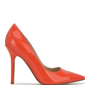 Nine West Bliss Pointy Puntera Pumps Naranjas | 3165-NRFZM