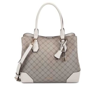 Nine West Brooklyn Jet Set Carryall Beige | 2943-FNQPM