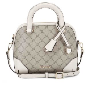 Nine West Brooklyn Mini Dome Satchel Beige | 1625-SNQJT