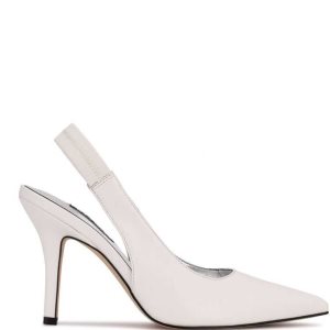 Nine West Ciser Destalonadas Pumps Blancas | 3852-JQDMK