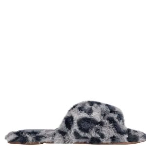 Nine West Cozy Chanclas Sandals Gris Leopardo | 1650-QNRHW