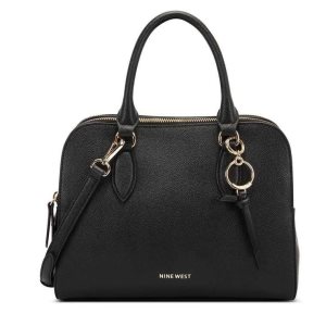 Nine West Cyra A List Satchel Negras | 3258-FLIBQ