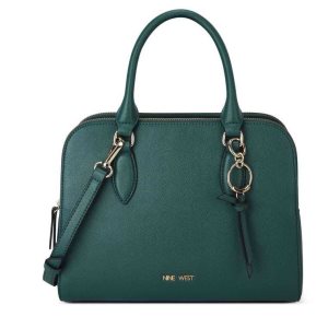 Nine West Cyra A List Satchel Verde | 6319-LNWJC