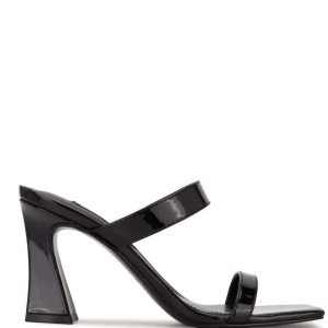 Nine West Darla Chanclas Sandals Negras | 7130-BGREZ