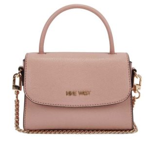 Nine West Dayle Mini Top Handle Flap Rosas | 2573-ZBEOL