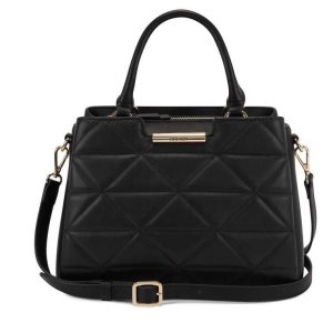 Nine West Diem Elite Satchel Negras | 2564-ZEODK