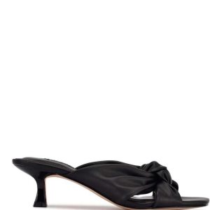 Nine West Dipa Chanclas Sandals Negras | 2564-SRXDN