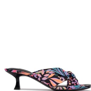 Nine West Dipa Chanclas Sandals Negras | 7180-PVORX