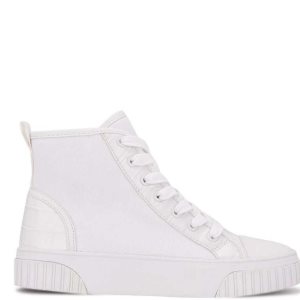 Nine West Dyiane High Top Blancas | 5712-YWUKX