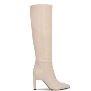 Nine West Eardy Boots Blancas | 6904-GNUEV