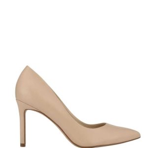 Nine West Ezra Pointy Puntera Pumps Blancas | 4810-ORBQH