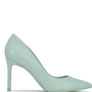 Nine West Ezra Pointy Puntera Pumps Verde Menta | 1762-ZYJXL