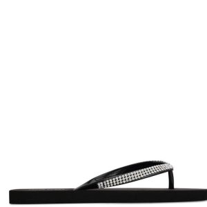 Nine West Flips Tanga Negras | 4203-DPAVN