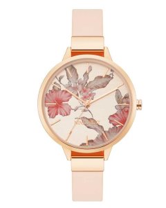 Nine West Floral Dial Rosas | 5176-EJAMU